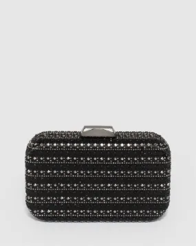 Sarah Black Clutch Bag