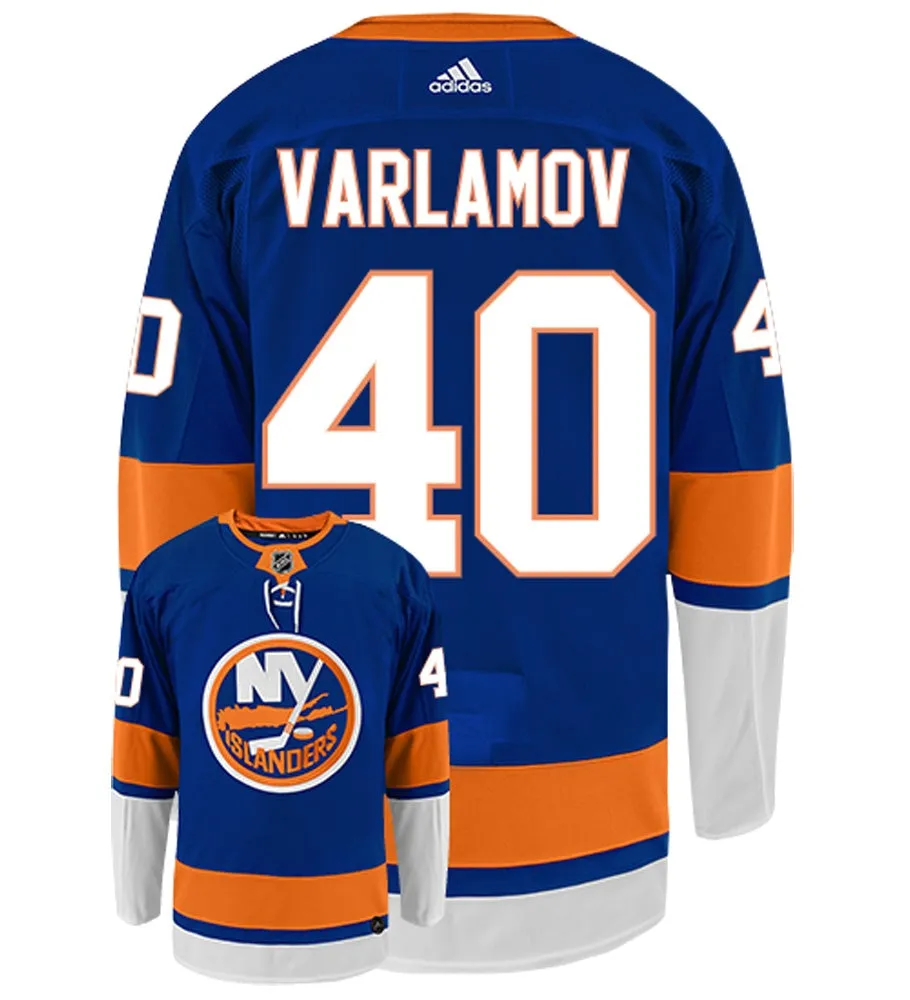 Semyon Varlamov New York Islanders Adidas Authentic Home NHL Hockey Jersey     