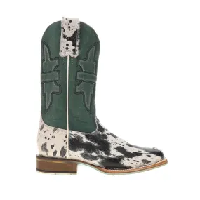 Shaggy Spot Square Toe Cowboy Boots