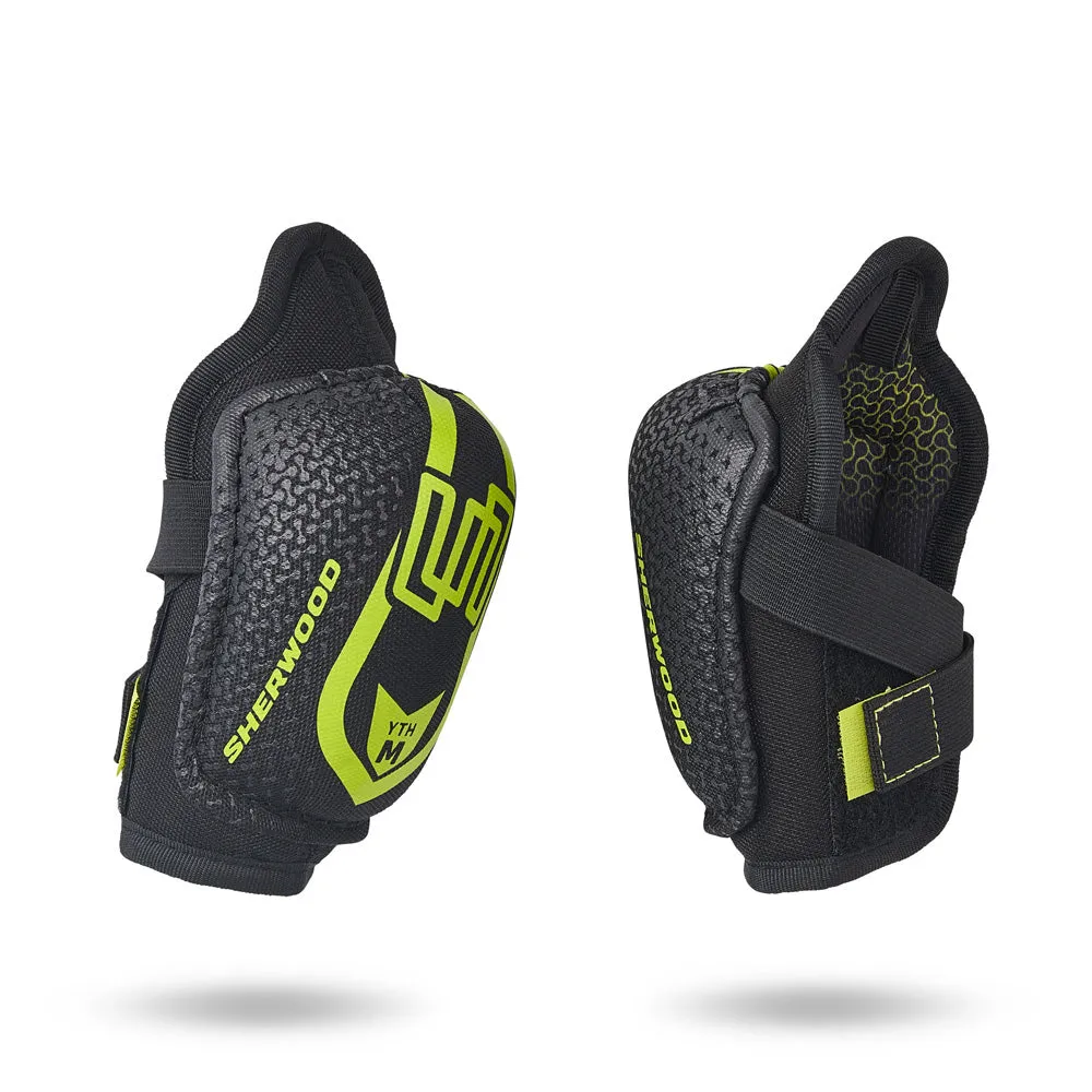 SHERWOOD REKKER YOUTH HOCKEY ELBOW PADS