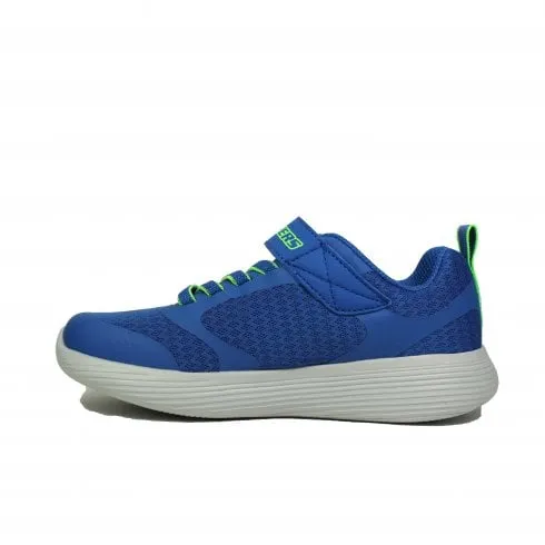 Skechers GO RUN 400 V2 - Goltran | Blue/Lime | Childrens Trainers