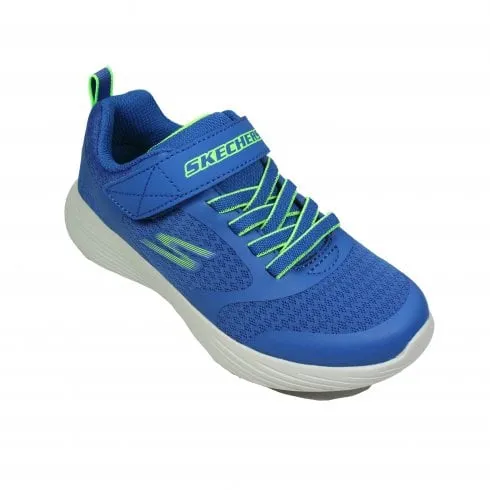 Skechers GO RUN 400 V2 - Goltran | Blue/Lime | Childrens Trainers