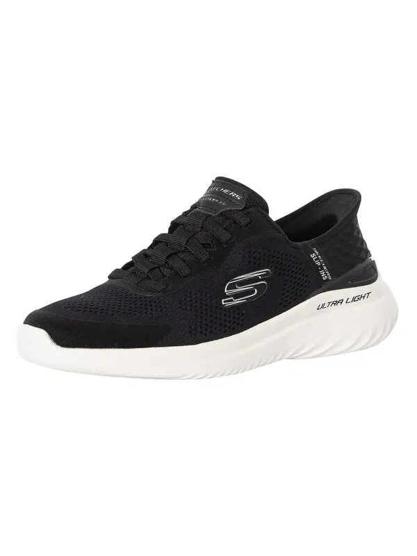 Skechers Slip-ins Bounder 2.0 Emerged Trainers - Black/White