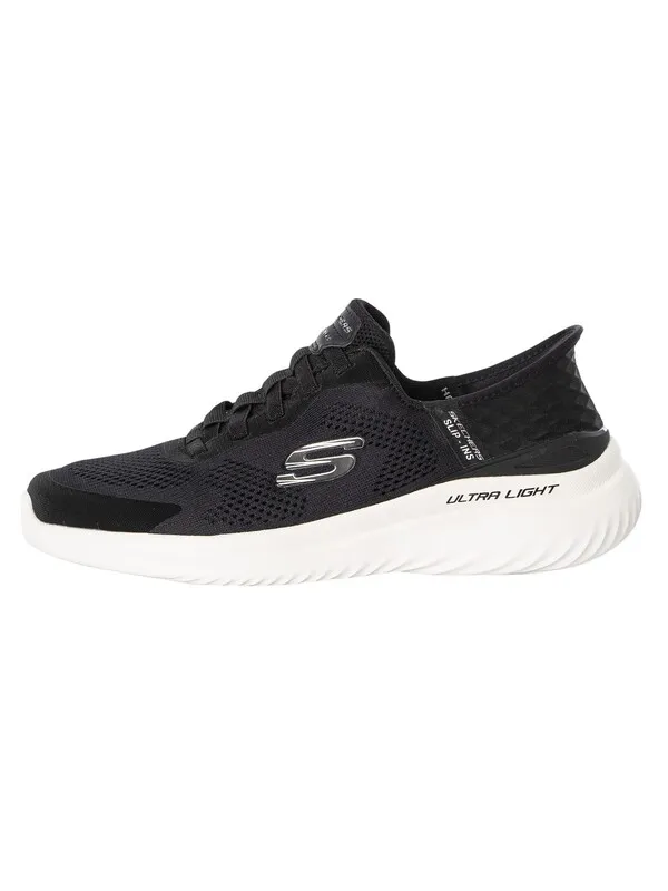 Skechers Slip-ins Bounder 2.0 Emerged Trainers - Black/White