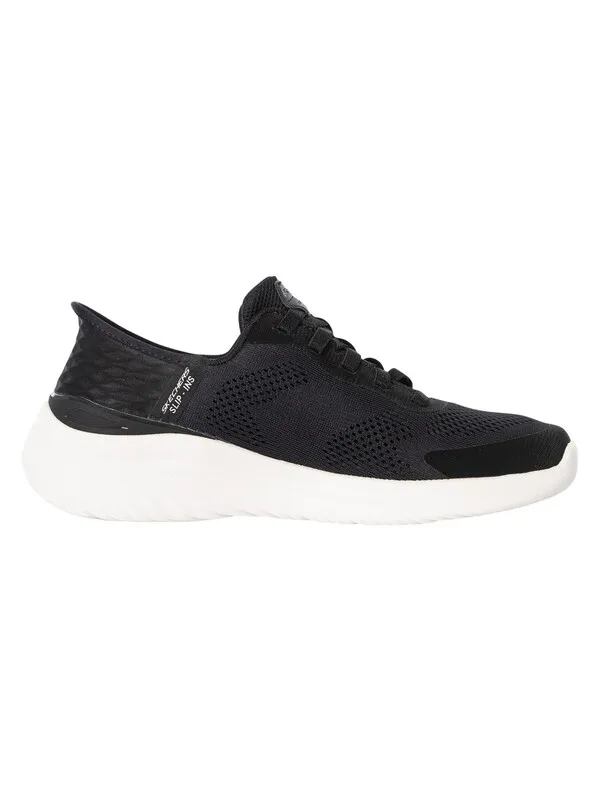 Skechers Slip-ins Bounder 2.0 Emerged Trainers - Black/White