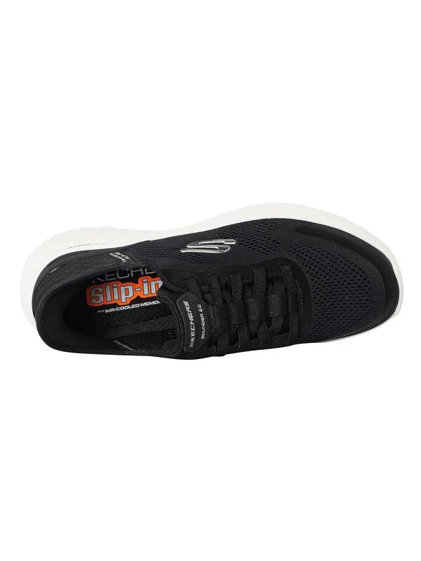 Skechers Slip-ins Bounder 2.0 Emerged Trainers - Black/White