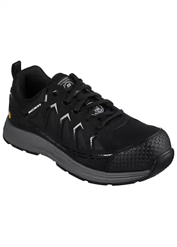 Skechers Work Mens Black Malad LI Composite Saftey Toe Trainers