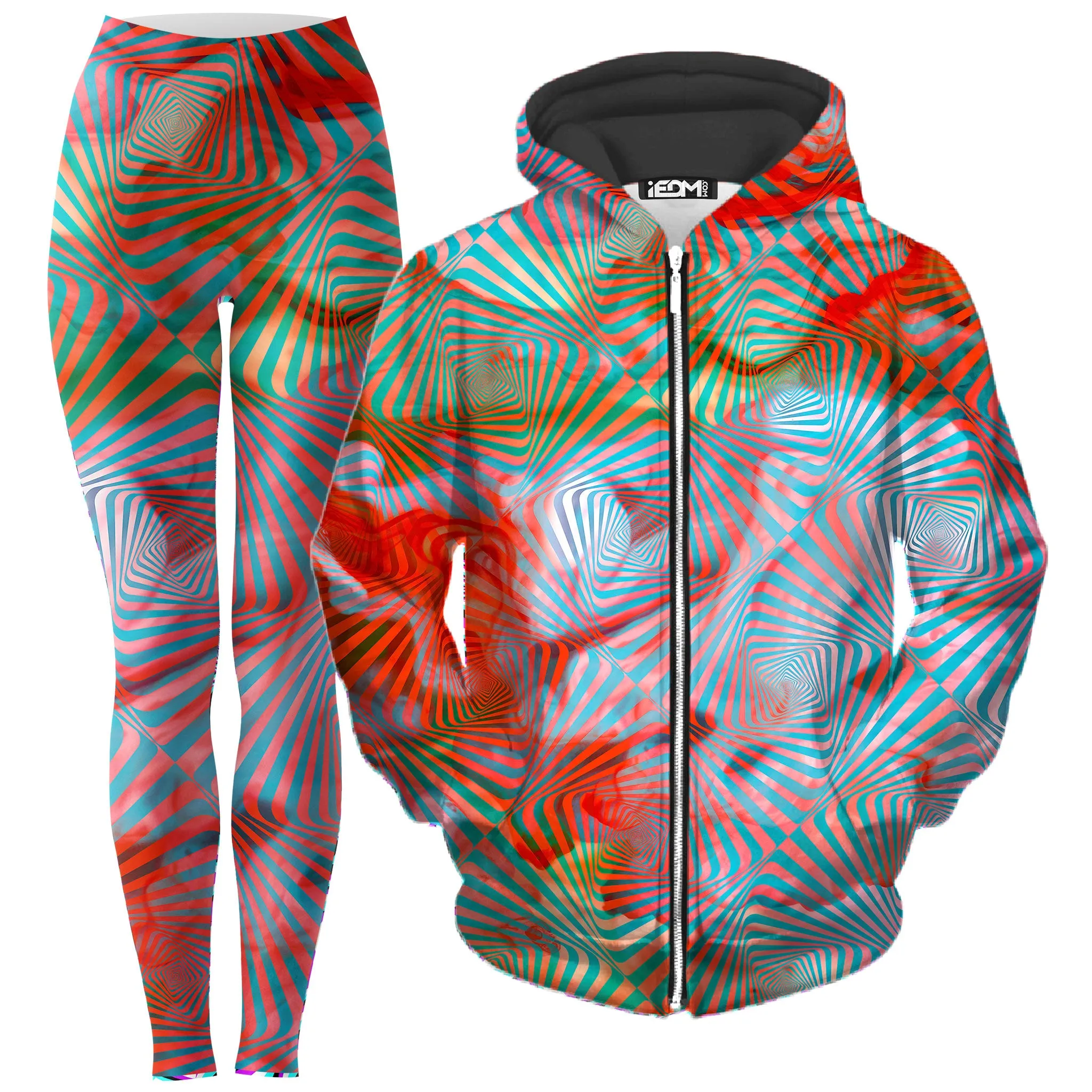 Solstice Zip-Up Hoodie and Leggings Combo