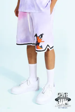 Space Jam Daffy Duck Basketball License Short | boohooMAN UK