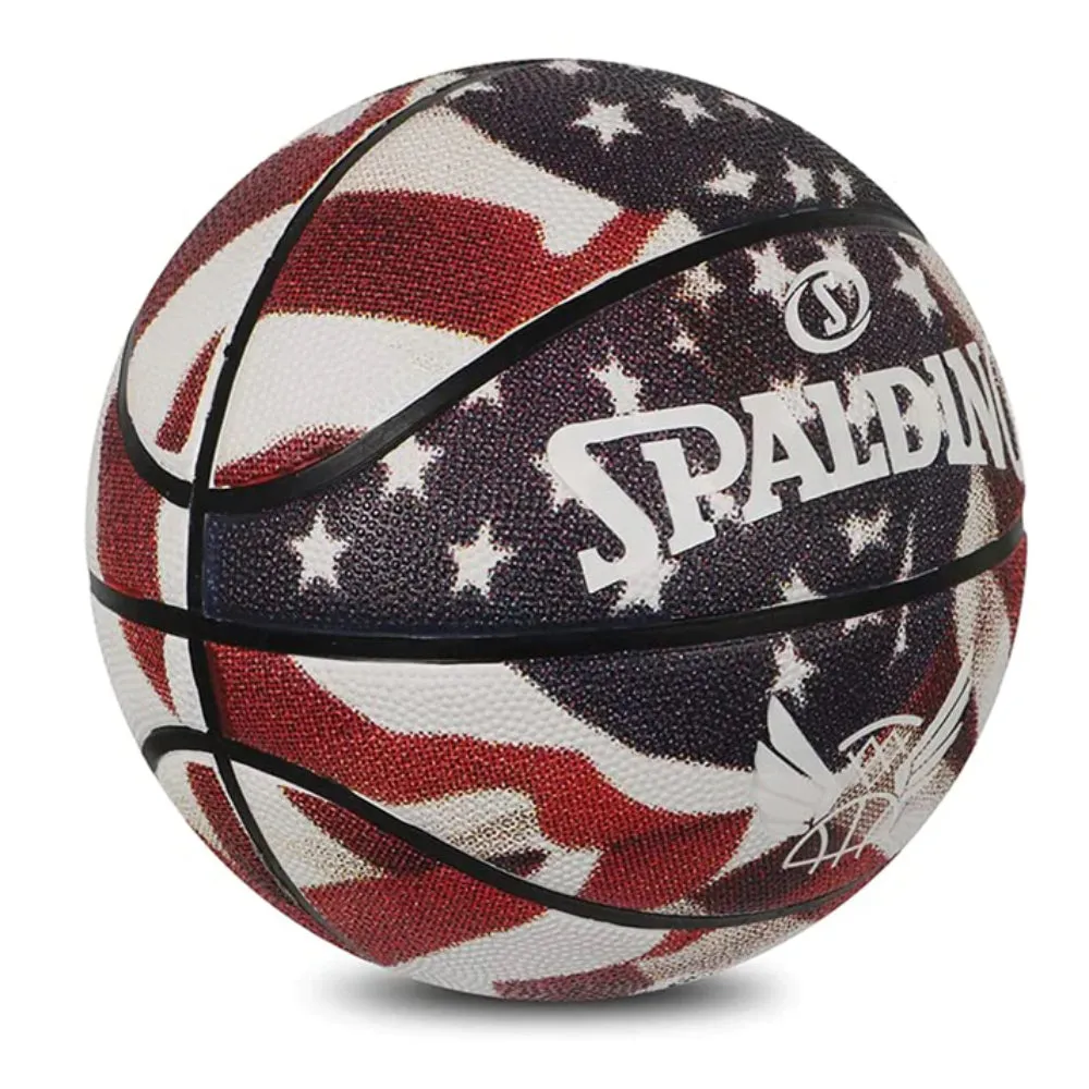 SPALDING Star & Strips Basketball (Multi Color)