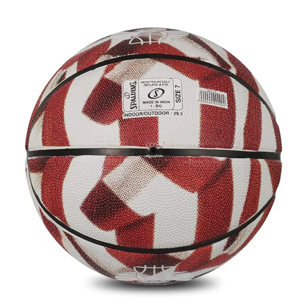 SPALDING Star & Strips Basketball (Multi Color)