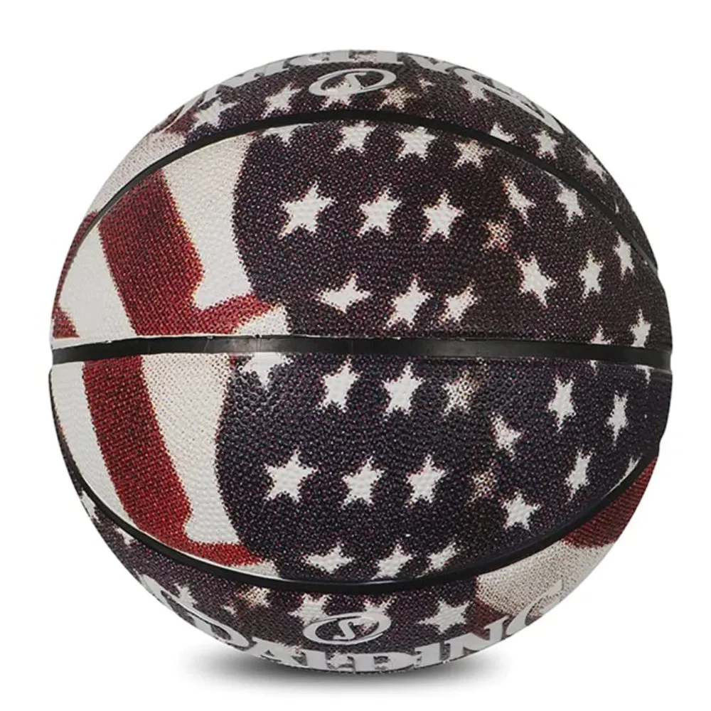 SPALDING Star & Strips Basketball (Multi Color)