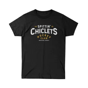 SPITTIN CHICLETS HOCKEY CLUB BLACK T SHIRT