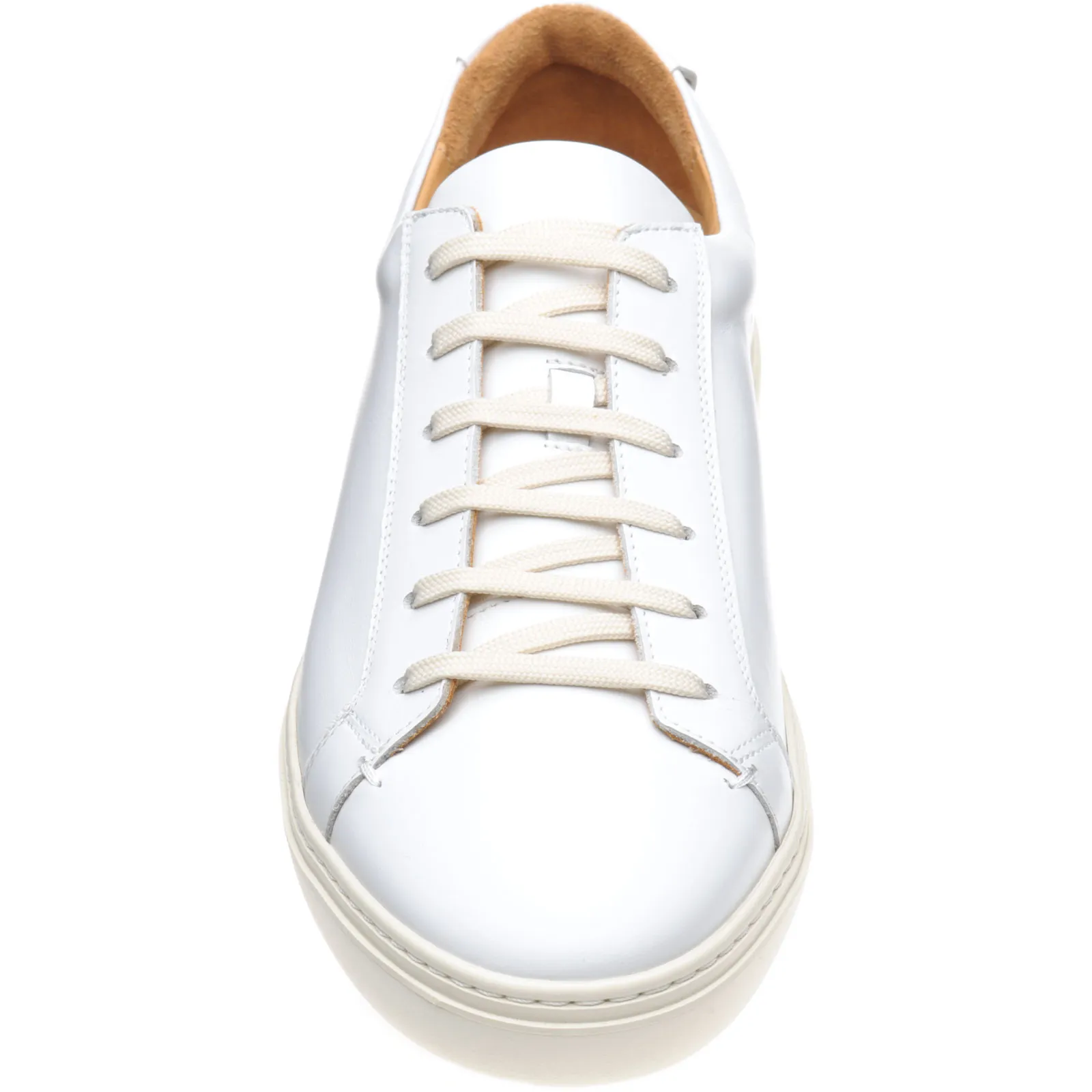 Split leather rubber-soled trainers