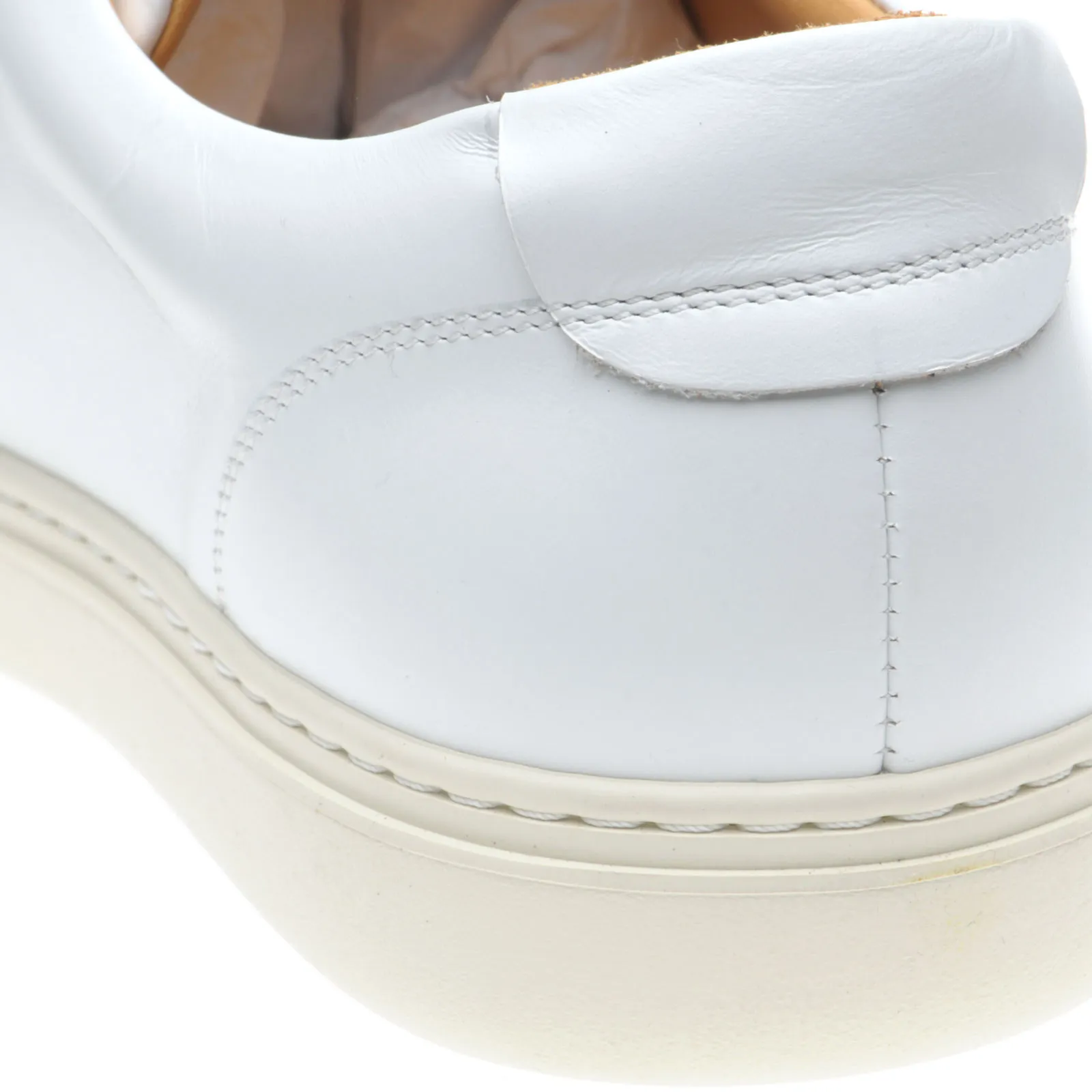 Split leather rubber-soled trainers