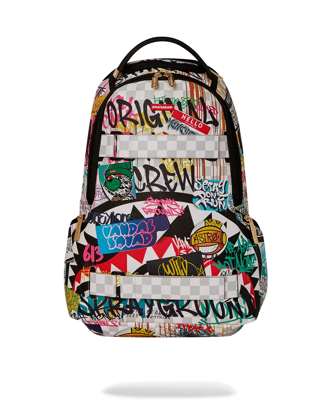 Sprayground Create Another Day Skateboard-Strap Backpack