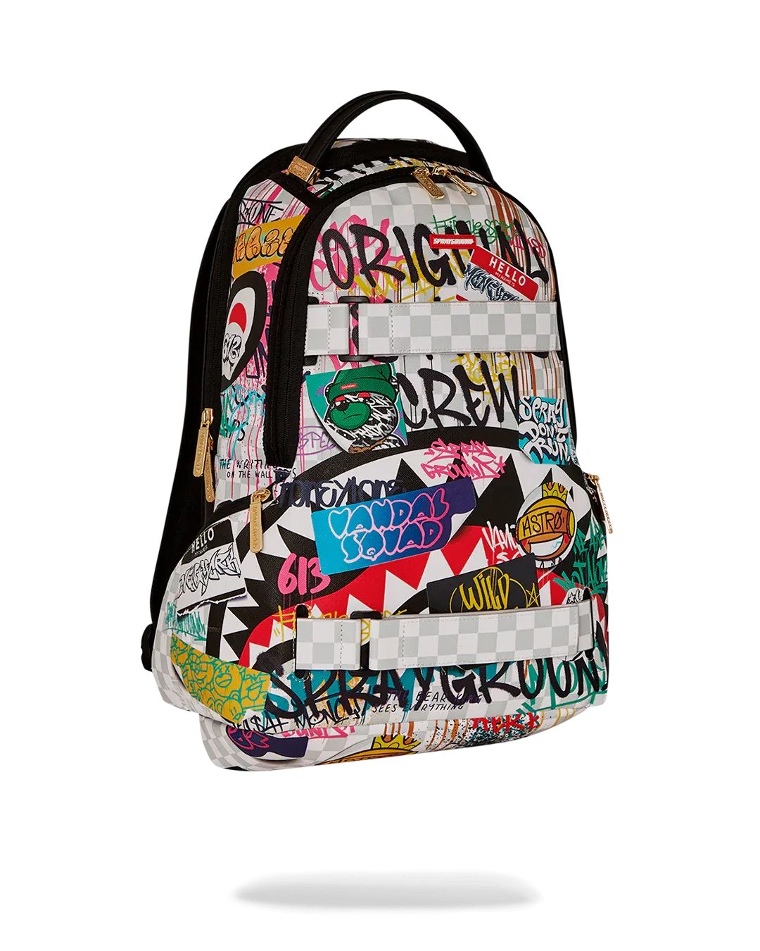 Sprayground Create Another Day Skateboard-Strap Backpack