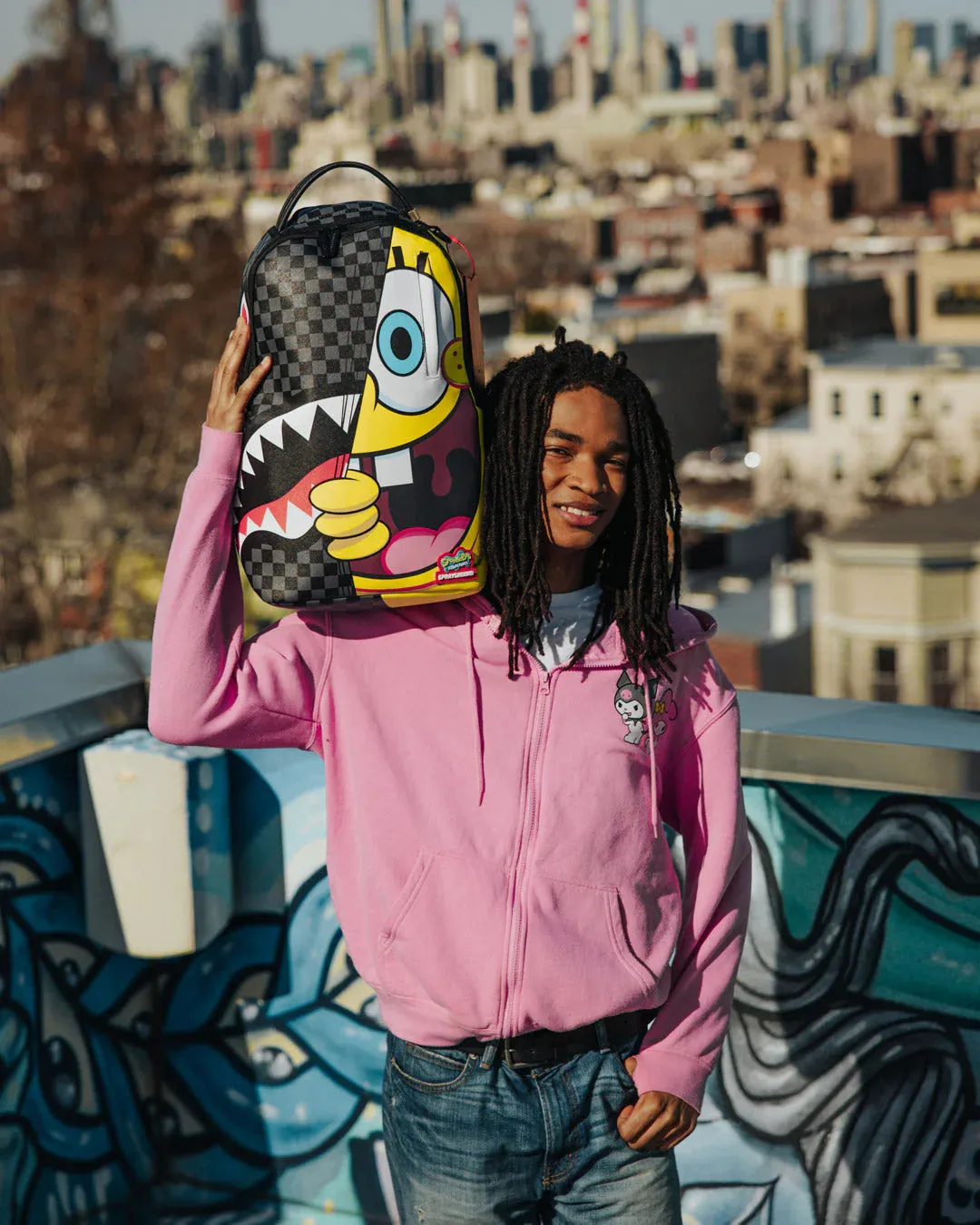 Sprayground SpongeBob Hello You're Amazing DLXSV Backpack