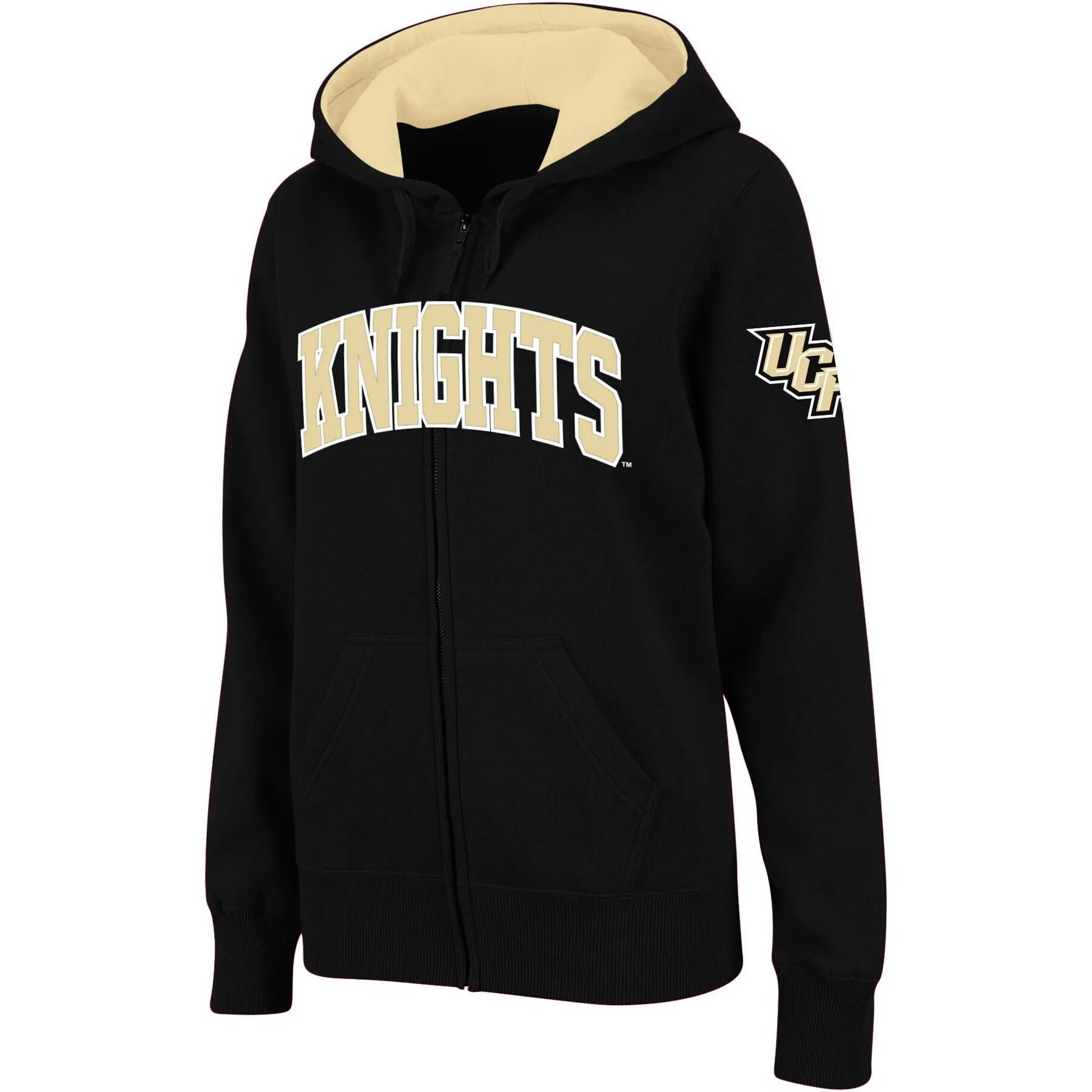 Stadium Athletic UCF Knights Women's Black Arched Name Full-Zip Hoodie