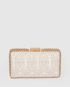 Steph Chain Print Clutch Bag