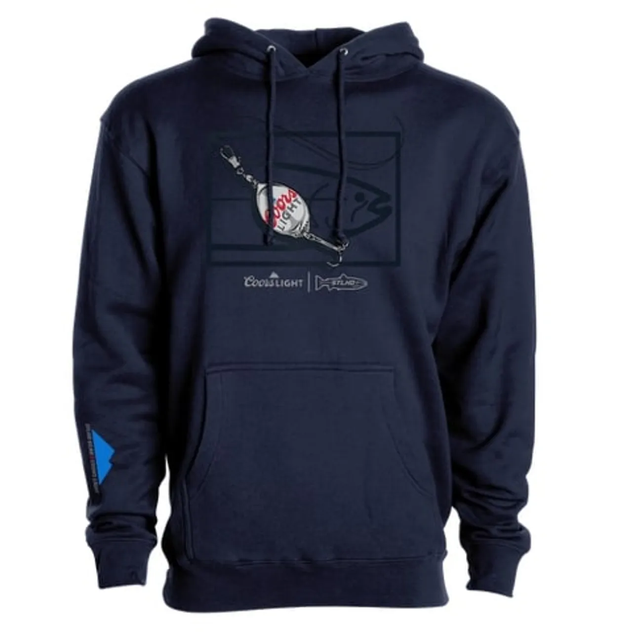 STLHD Men's Coors Light Lure Long Sleeve Hoodie - Navy