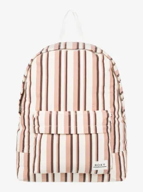 Sugar Baby Canvas Small Backpack - Root Beer Silk Caye Stripe