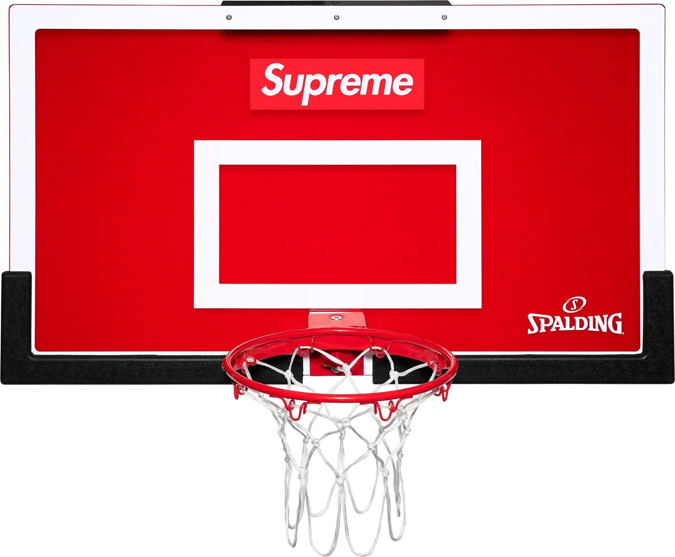 Supreme Spalding Mini Basketball Hoop Red