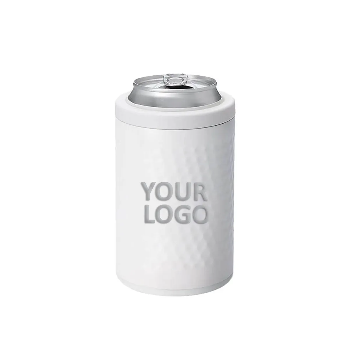 Swig 12 Oz Golf Partee Custom Can & Bottles Coolers, White