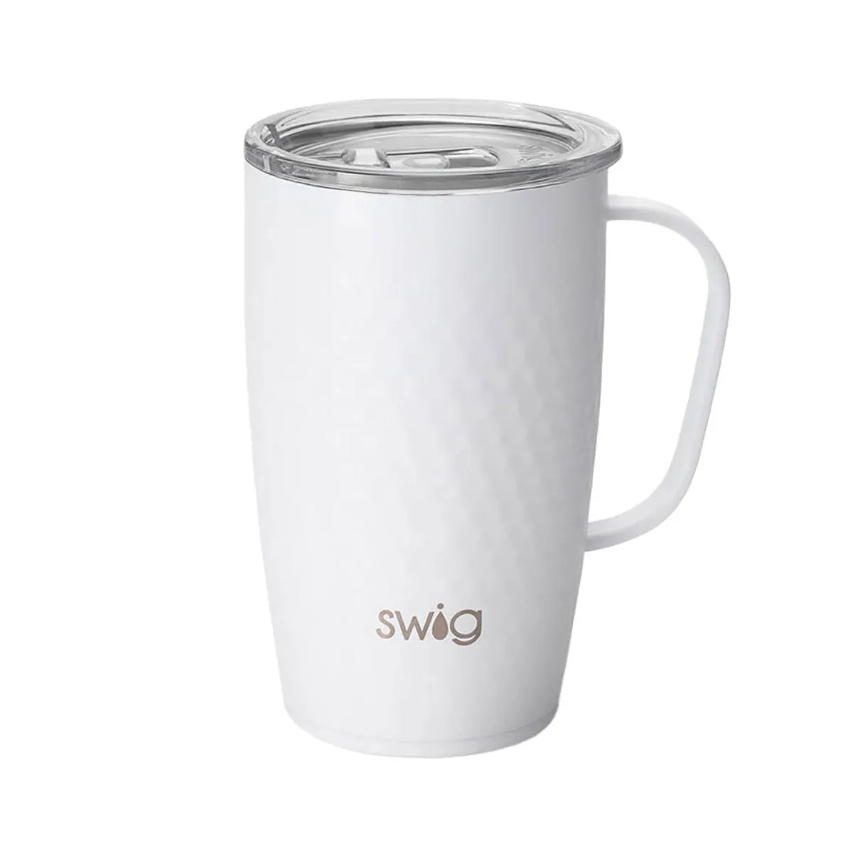 Swig 18 Oz Golf Partee Custom Travel Mugs, White