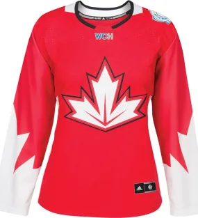 Team Canada 2016 World Cup of Hockey Adidas Womens Premier Red Jersey     