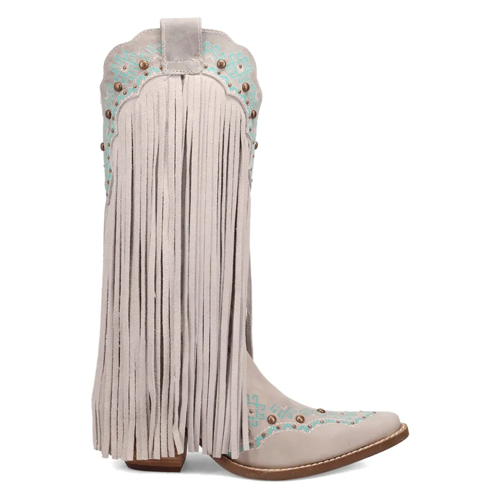 Tequila Fringe Southwest Sunrise Snip Toe Cowboy Boots