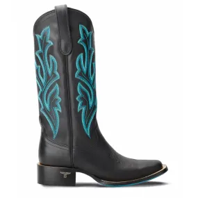 The Classic Embroidered Square Toe Cowboy Boots