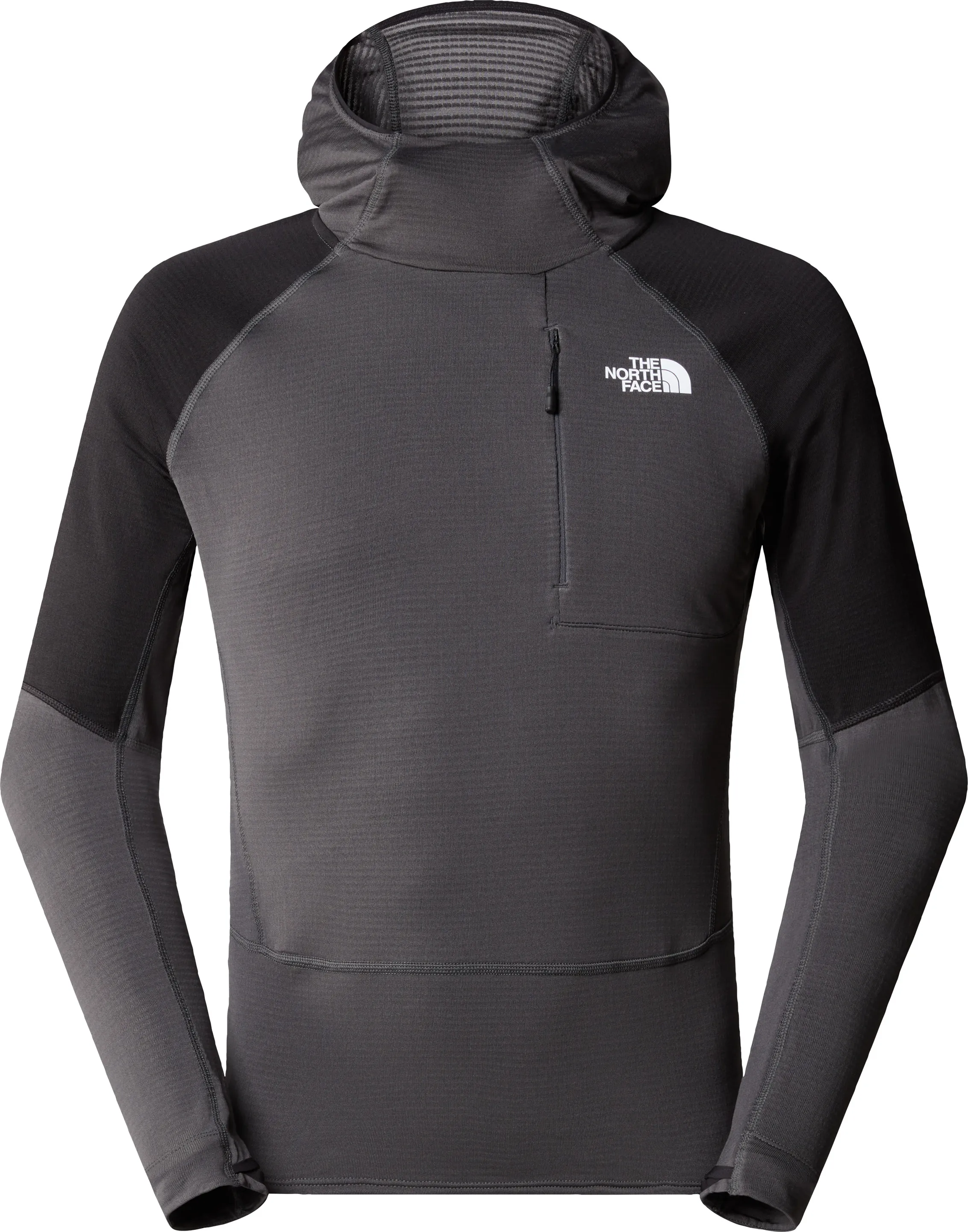 The North Face Men's Bolt Polartec Power Grid Pull-On Jacket Asphalt Grey/TNF Black | Buy The North Face Men's Bolt Po