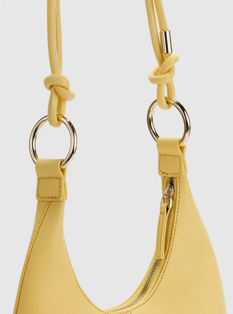 The Wolf Gang Faye Shoulder Bag in Lemon