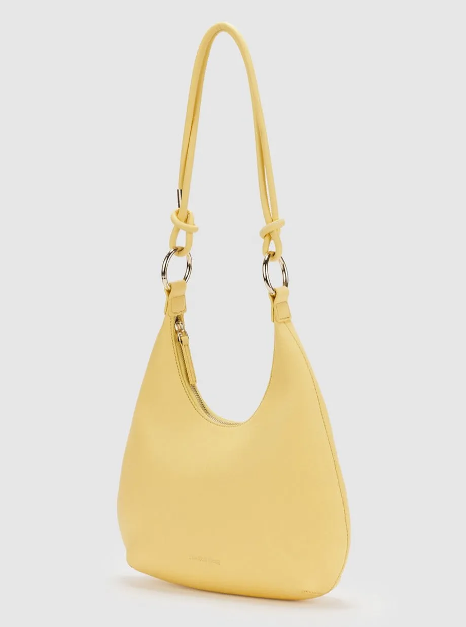 The Wolf Gang Faye Shoulder Bag in Lemon