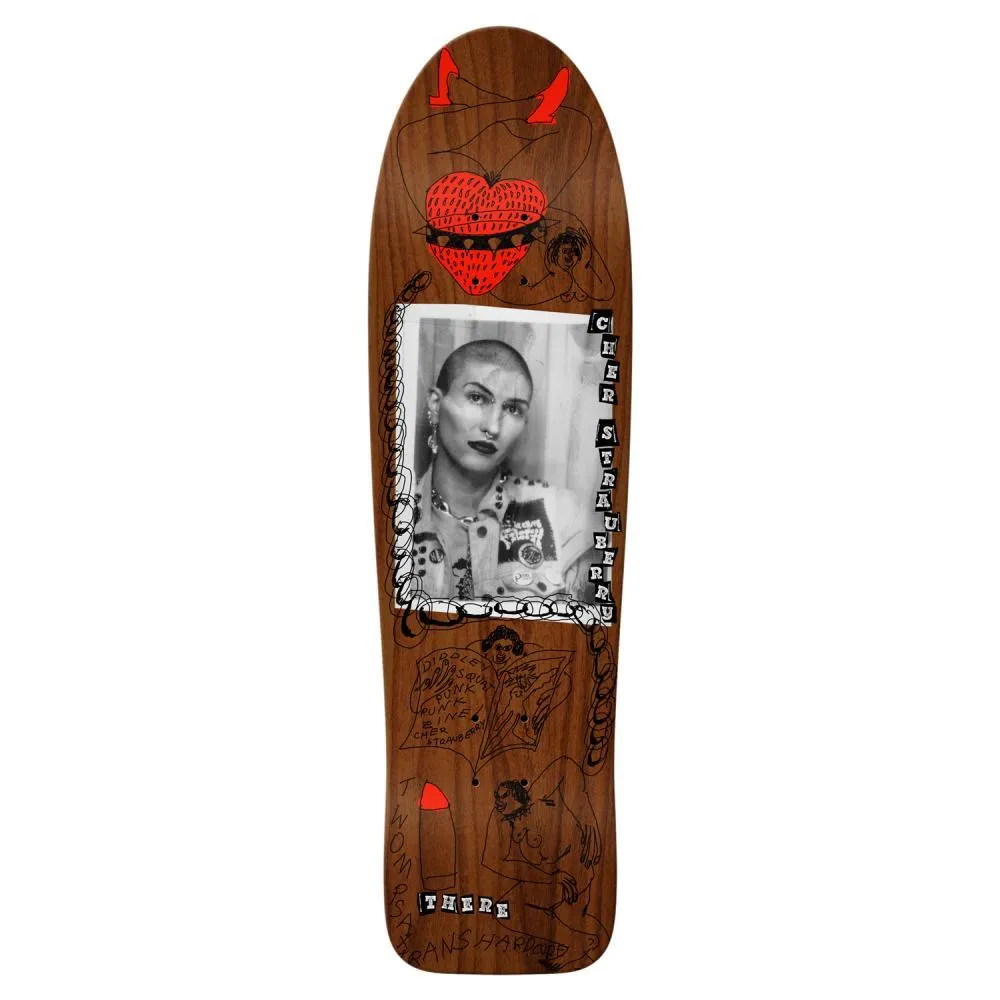 There Skateboard Deck Cher Dear Diary Brown 8.67