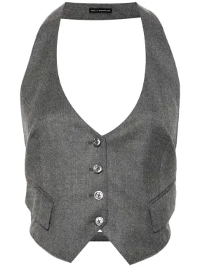 Tom Ford    Tom Ford Wool Open Back Vest