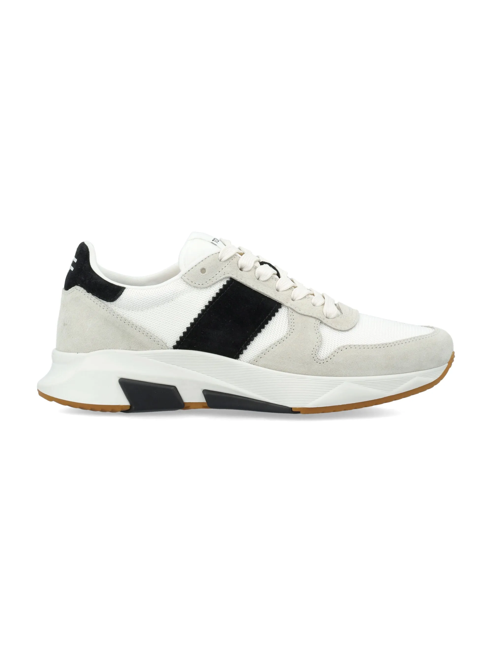 TOM FORD Urban Edge Chunky Sneakers in Marble Black & White