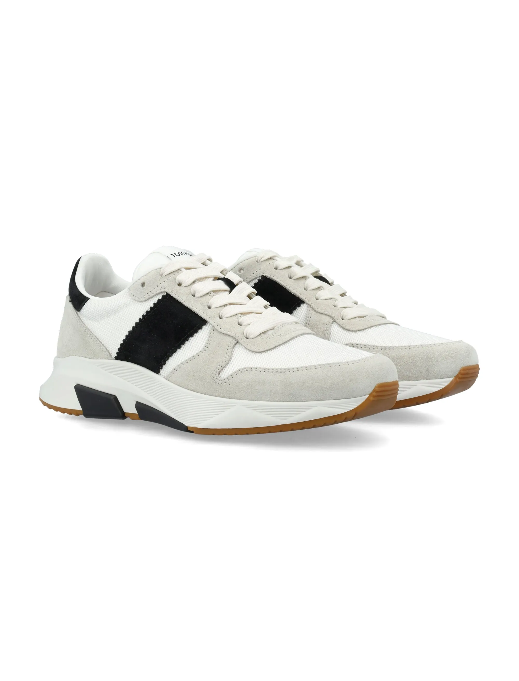 TOM FORD Urban Edge Chunky Sneakers in Marble Black & White