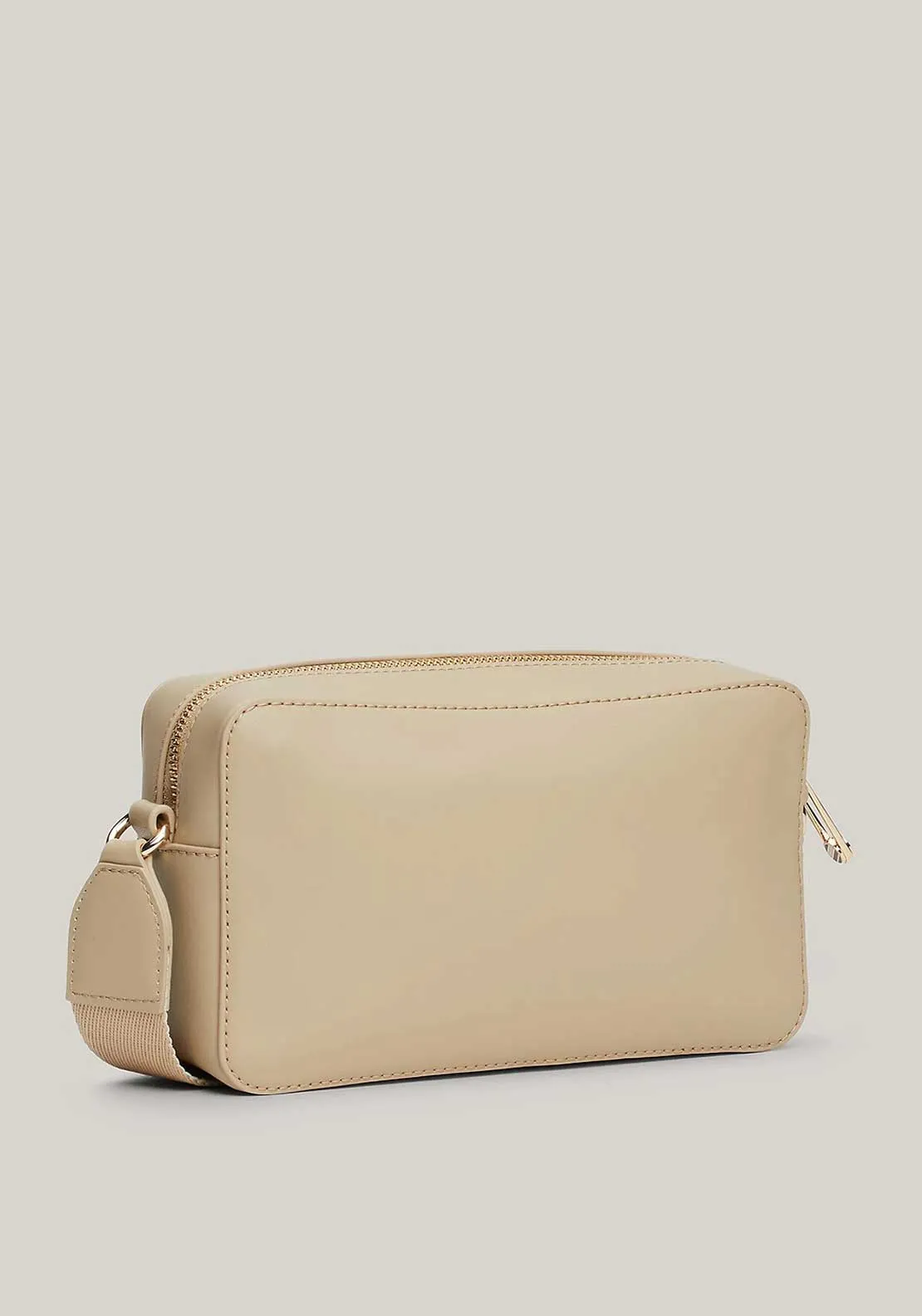 Tommy Hilfiger Canvas Strap Crossbody Bag, Beige