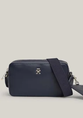 Tommy Hilfiger Canvas Strap Crossbody Bag, Navy