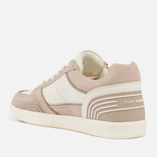 Tory Burch Women's Clover Leather and Suede Trainers