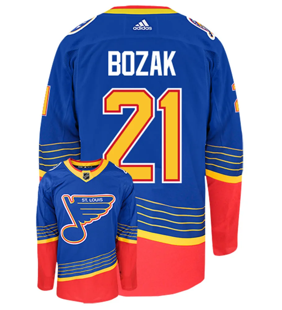 Tyler Bozak St Louis Blues Adidas Authentic Retro NHL Hockey Jersey     