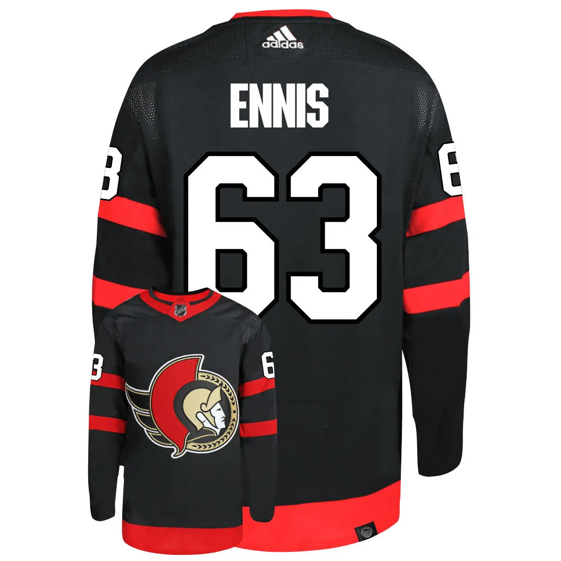 Tyler Ennis Ottawa Senators Adidas Primegreen Authentic NHL Hockey Jersey     