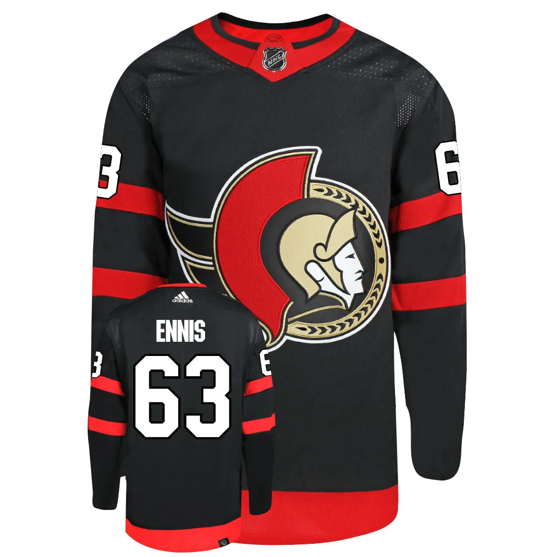 Tyler Ennis Ottawa Senators Adidas Primegreen Authentic NHL Hockey Jersey     