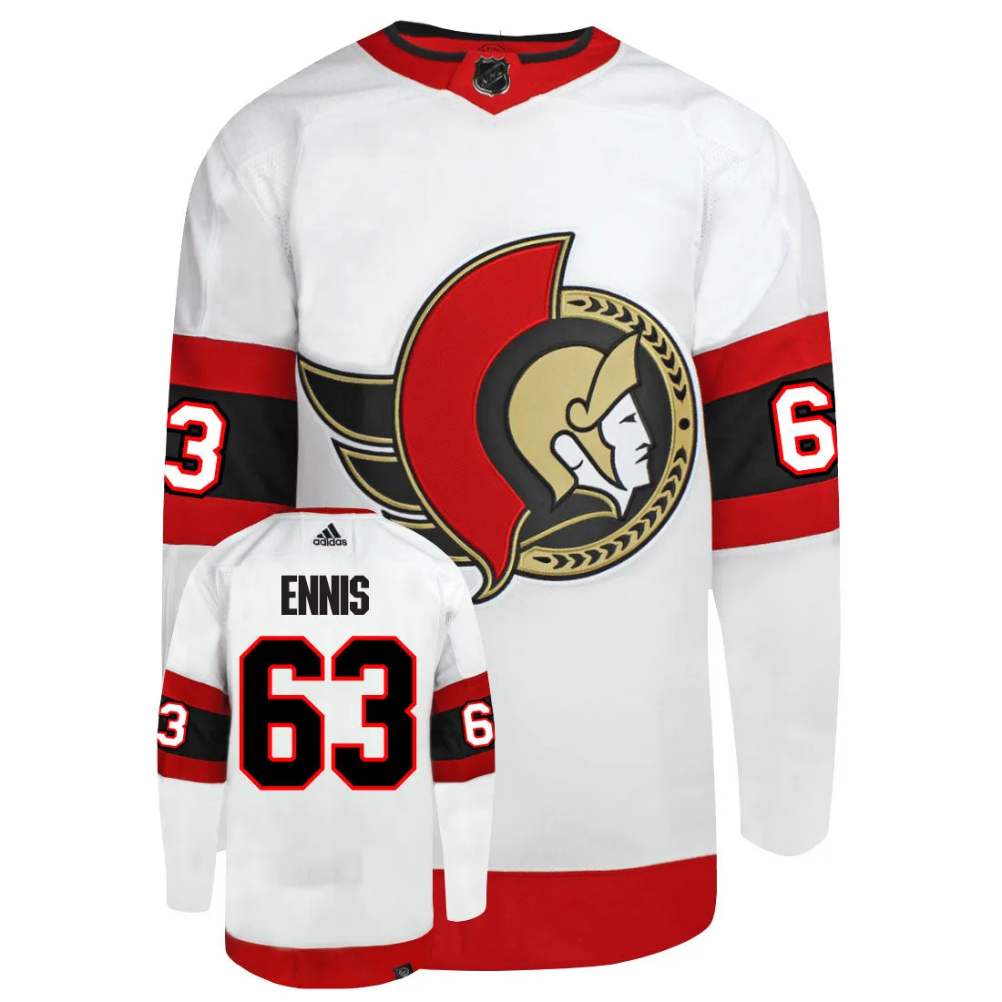 Tyler Ennis Ottawa Senators Adidas Primegreen Authentic NHL Hockey Jersey     