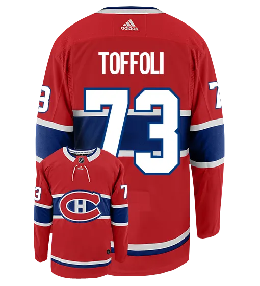 Tyler Toffoli Montreal Canadiens Adidas Authentic Home NHL Hockey Jersey     