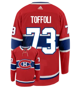 Tyler Toffoli Montreal Canadiens Adidas Authentic Home NHL Hockey Jersey     