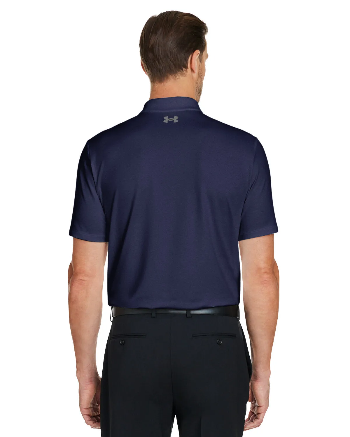 Under Armour Mens Performance 3.0 Custom Golf Polos, Medium Navy