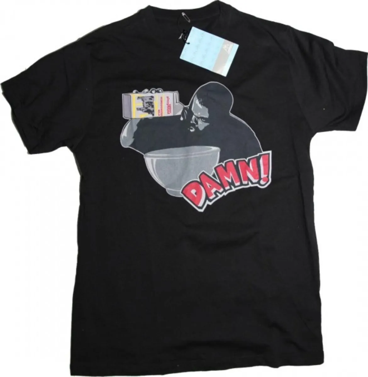 Upper Play Ground   Skateboard T-Shirt  Black Damn